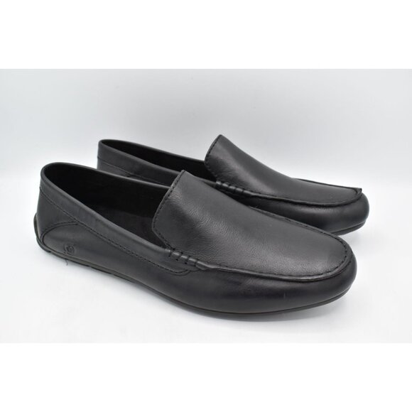Born Mens Size 11 Liam Black Full Grain Leather Slip On Loafers Shoes main image 4